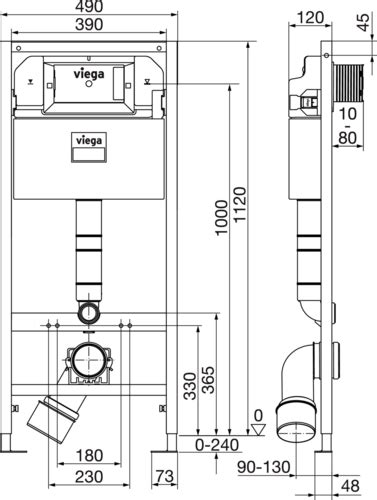Prevista Dry WC element