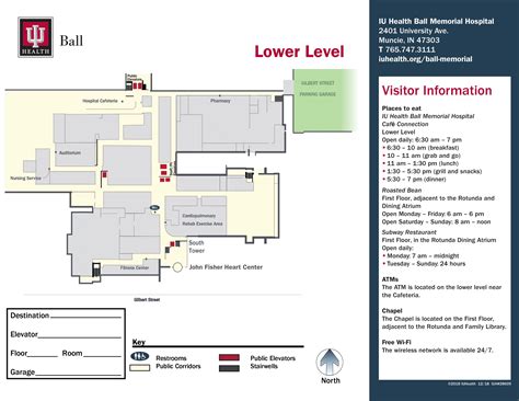 Ball Memorial Hospital Map (2018) - All Maps