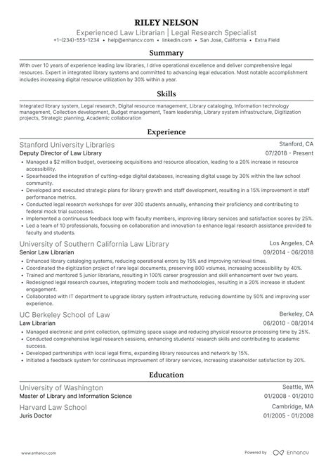 19 Law School Resume Examples & Guide for 2025