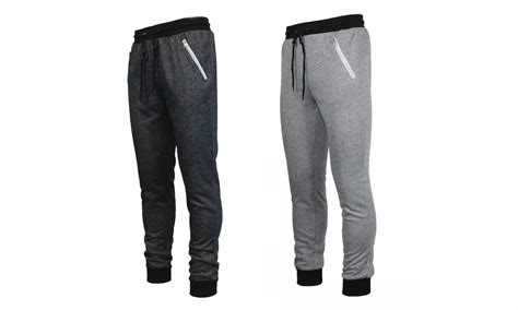 on 2-Pack of Men's Joggers | Groupon Goods