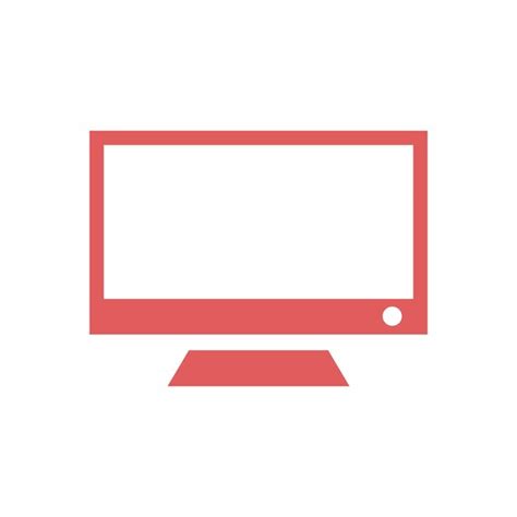 Desenho de ilustração de modelo de ícone de vetor de monitor | Vetor ...