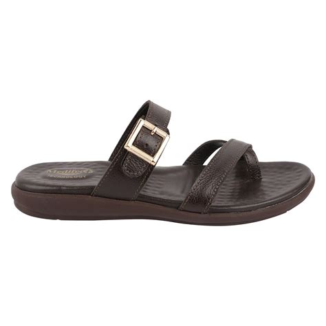Buy Medifeet Women's Betty Sandals (BROWN, numeric_4) at Amazon.in