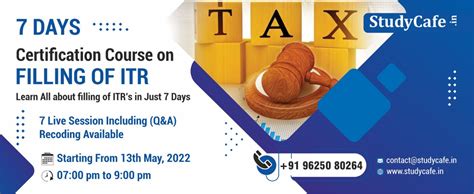 Studycafe - One Stop Solution For CA CS CWA Direct Indirect Tax GST ...