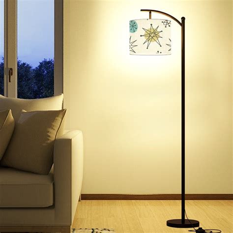 Classic Franciscan Starburst Mid Century Modern Arc Floor Lamp, Retro ...