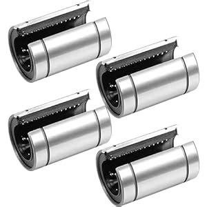 LM8UU 8mm Linear Ball Bearing Bush Steel for CNC Router Mill Machine ...