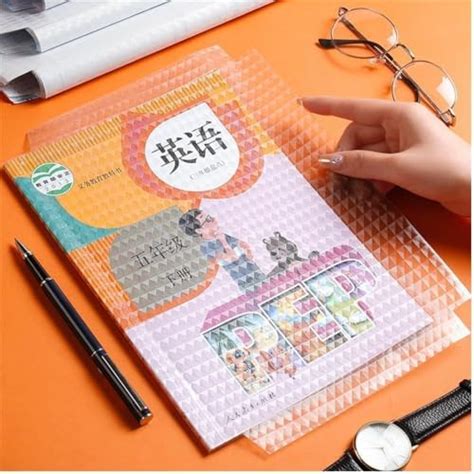 NAITIK CREATION® Self Adhesive Transparent Book Covers – 30 Pcs (A5/B5 ...