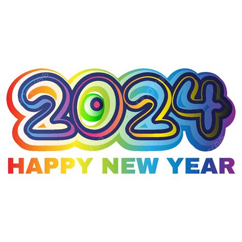 Happy 2024 Clip Art