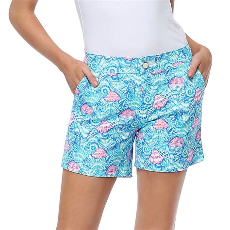 HDE Women Chino Shorts 5" Inseam Summer Shorts Seashells 6 - Walmart.com