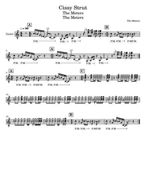 Cissy Strut Bass Tutorial 的图像结果