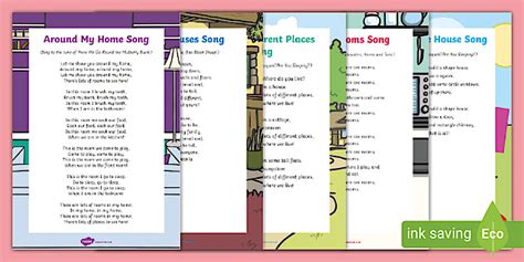 Houses and Homes: Building Songs For Early Years - Twinkl