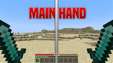 How to Change Main Hand in Minecraft Java 的图像结果