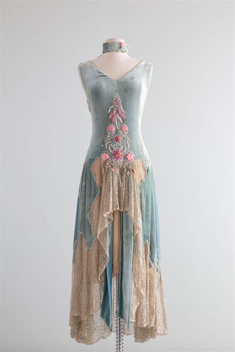 Museum Quality 1920’s Erotic Couture Evening Dress By Sadie Nemser 'Se ...