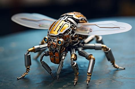 Ai erzeugte Roboterinsekten | KI-generiertes Bild