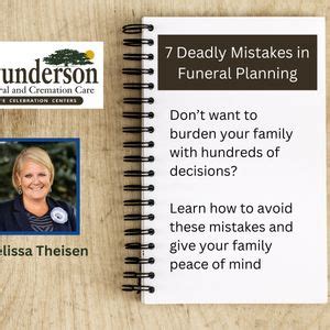7 Deadly Mistakes in Funeral Planning, NewBridge Madison, 17 December ...