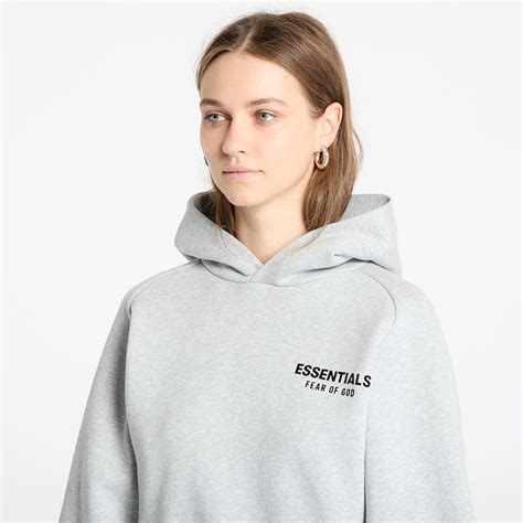 Hoodies and sweatshirts Fear Of God ESSENTIALS Fleece Cropped Hoodie ...