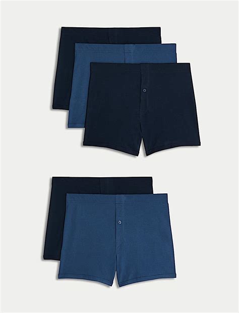 Buy 5 Pack Essential Cotton Trunks at Marks & Spencer