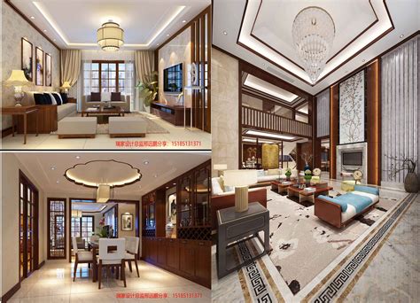 新中式别墅装修，年轻人成功人士的选择_贵阳设计师-站酷ZCOOL