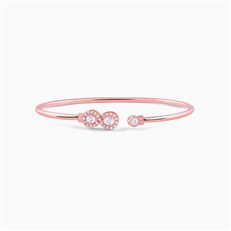 Shop Rose Gold Endless Shenanigans Cuff Bracelet | GIVA Jewellery – GIVA