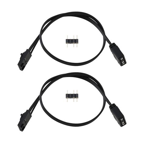 Buy Be In Your Mind 2PCS 25cm 4 Pin RGB to Standard 5V 3 Pin ARGB ...