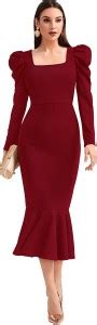 TESSAVEGAS Women Bodycon Multicolor Midi/Calf Length Dress - Buy ...