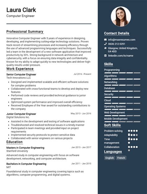 Computer Engineer Resume Examples 的图像结果