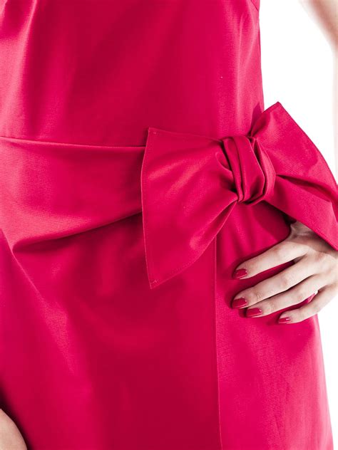 Valentino Red Dress Bow