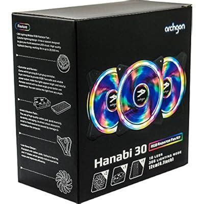 Archgon RGB Radiator Fan CPU Cooler with Bright LED | Ubuy India