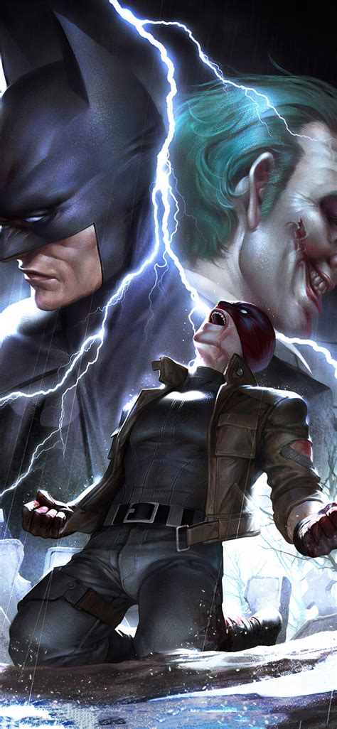 1125x2436 Batman Joker Red Hood Iphone XS,Iphone 10,Iphone X ,HD 4k ...