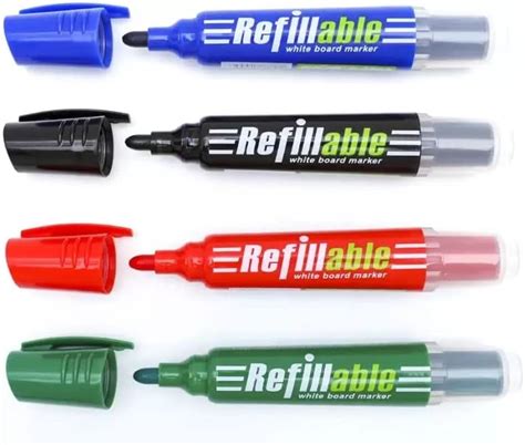 INOG GXIN White Board Marker | Refillable White Board Marker | Low-Odor ...