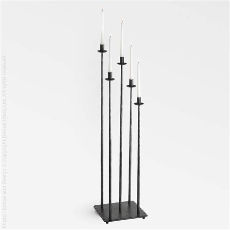 Jasper™ Iron Taper Candle Holder | Floor candle holders tall, Floor ...