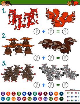 Math Additions Cartoon 的图像结果