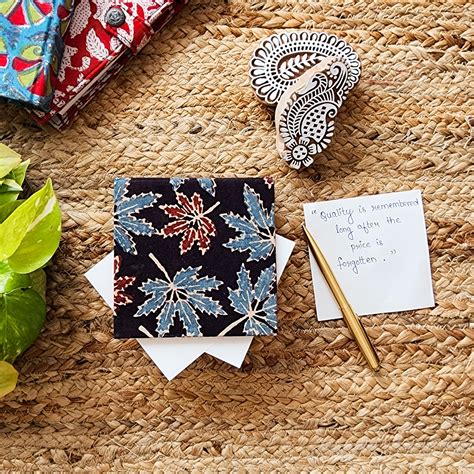 Handmade Upcycled Black Ajrak Slip Box – Sanskruti