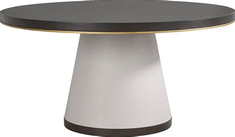 Elko Falls 5 Pc Espresso Dark Wood White Dining Room Set With Round ...