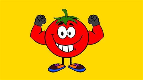 healthy food for kids tomato coloring book - the