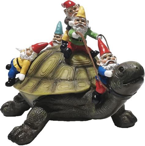 Sunthus Garden Gnome Turtle Statues Yard Art Resin India | Ubuy