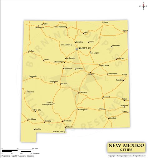 New mexico cities map