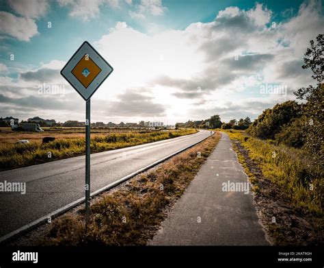 Diamond Shaped Road Sign