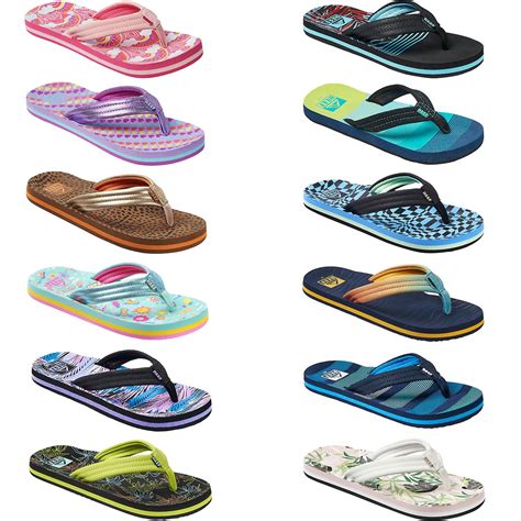 Reef Childrens Kids Ahi Summer Beach Pool Sandals Thongs Flip Flops ...