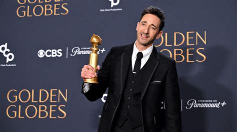 Adrien Brody wins Golden Globe for portraying Holocaust survivor and ...