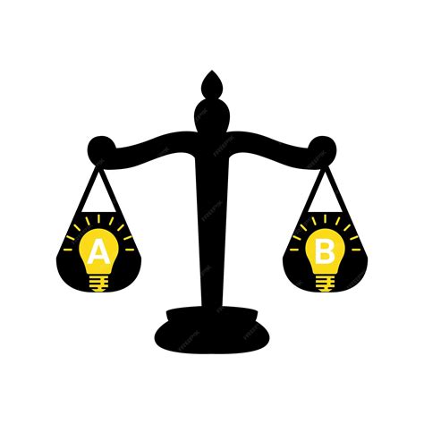 Premium Vector | Planning or choosing between two ideas flat simple ...