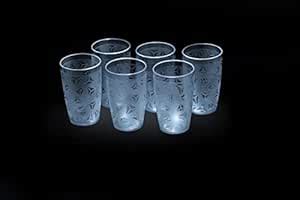 Buy Plastic Unbreakable Glasses for Water, juices, Beer, etc-300 ml ...