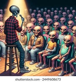 Image result for Alien Stand Up Comedy
