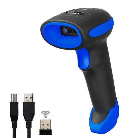 HENEX HC-3208R Bluetooth Barcode Scanner Wireless 2D Barcode Scanner ...