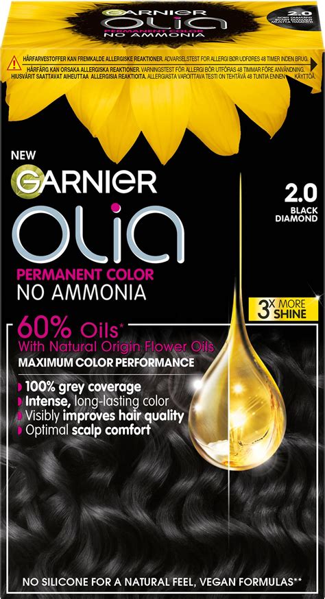 Garnier Olia Permanent Color 2.0 Black Diamond | lyko.com