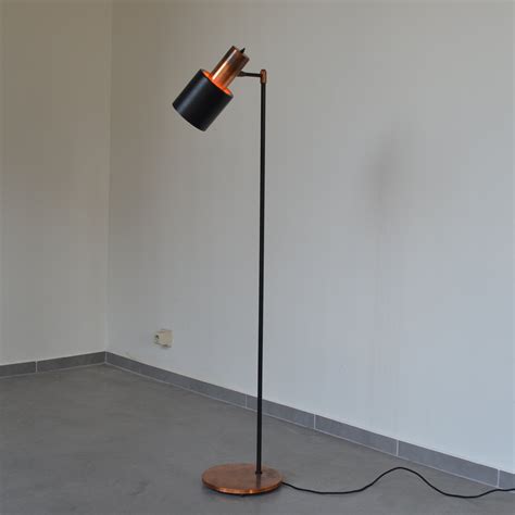Brass 'Studio' floor lamp by Jo Hammerborg for Fog & Mørup | #78938