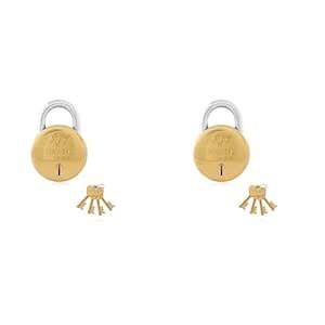 Godrej Locking Solutions and Systems Navtal 7 levers 4 Keys Padlock ...