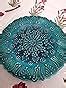 Buy TurkCeramics by OMKAR INTERNATIONAL Ceramic Firuze Plate (18 cm x ...