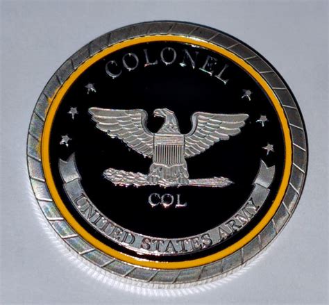 Image result for Colonel Rank Coin