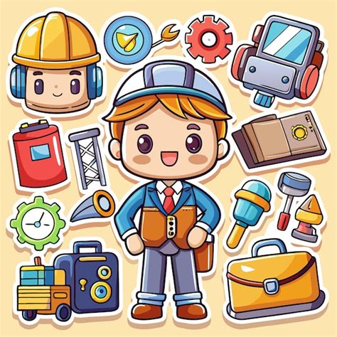 Cartoon Power Engineer Tools 的图像结果