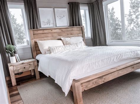 modern farmhouse bed